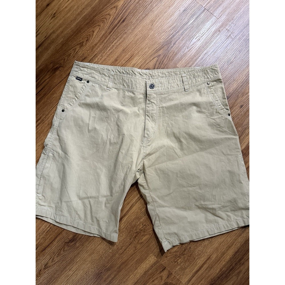 KUHL Cargo‎ Shorts 40 Beige Mens Hike Mountain Travel